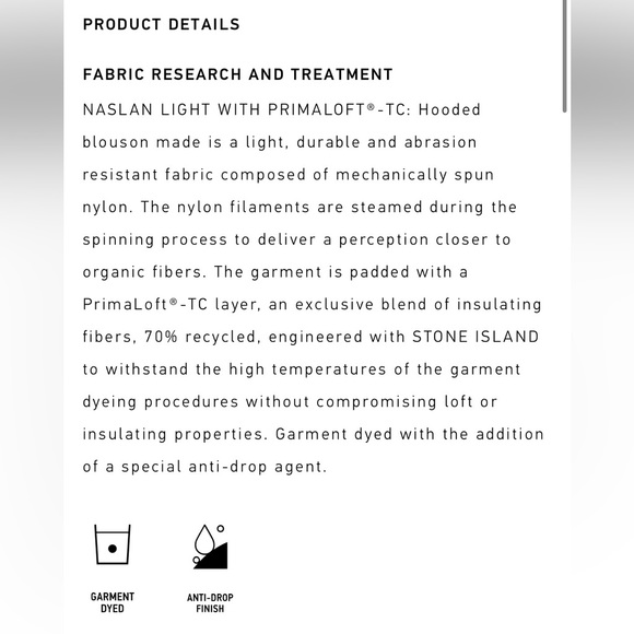 Stone Island PrimaLoft Jacket - Picture 5 of 5